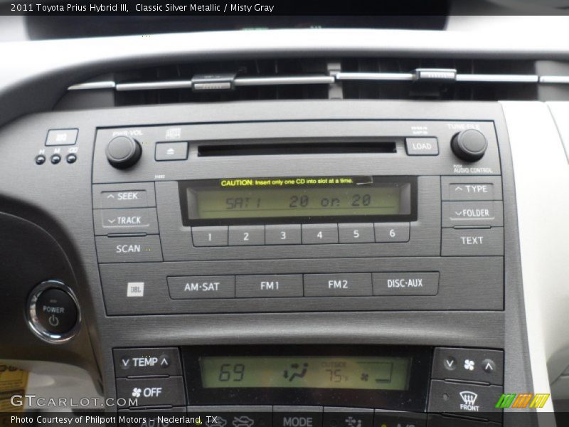 Classic Silver Metallic / Misty Gray 2011 Toyota Prius Hybrid III