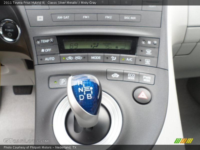 Classic Silver Metallic / Misty Gray 2011 Toyota Prius Hybrid III