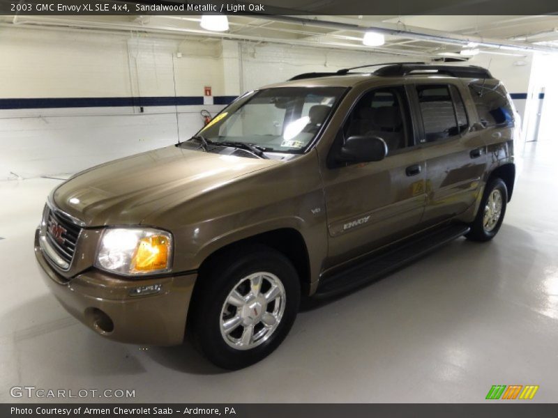 Sandalwood Metallic / Light Oak 2003 GMC Envoy XL SLE 4x4