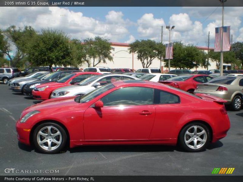 Laser Red / Wheat 2005 Infiniti G 35 Coupe