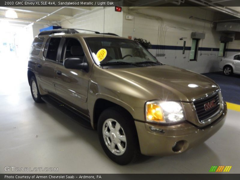 Sandalwood Metallic / Light Oak 2003 GMC Envoy XL SLE 4x4