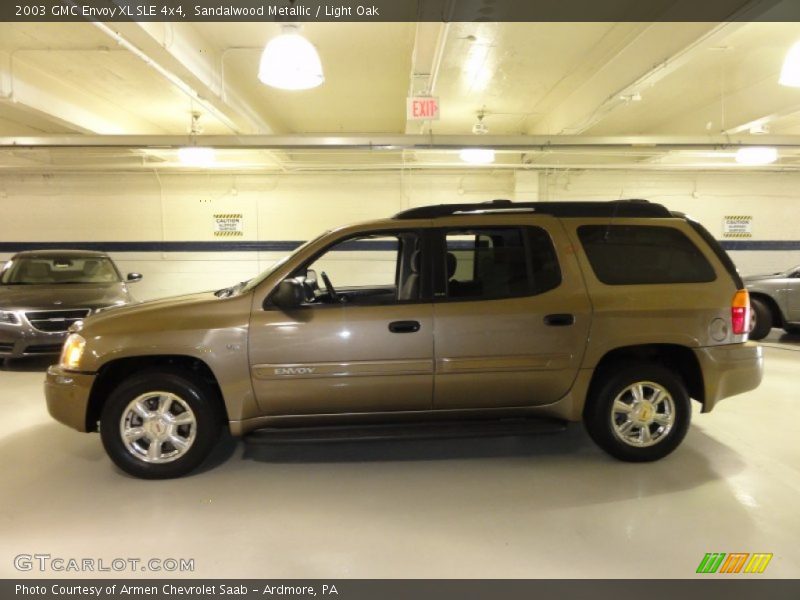 Sandalwood Metallic / Light Oak 2003 GMC Envoy XL SLE 4x4