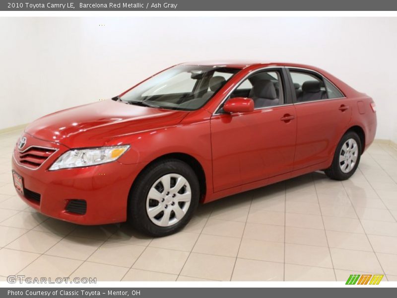 Barcelona Red Metallic / Ash Gray 2010 Toyota Camry LE