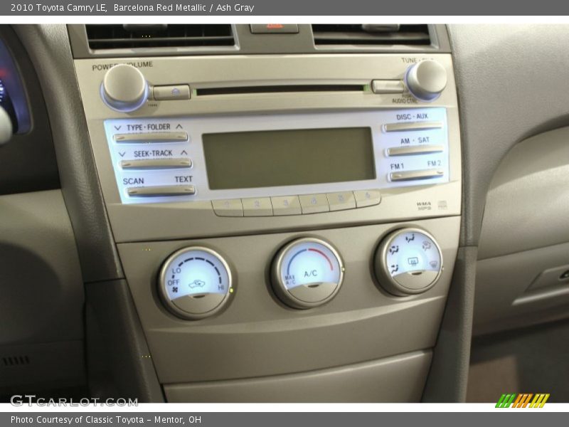 Barcelona Red Metallic / Ash Gray 2010 Toyota Camry LE