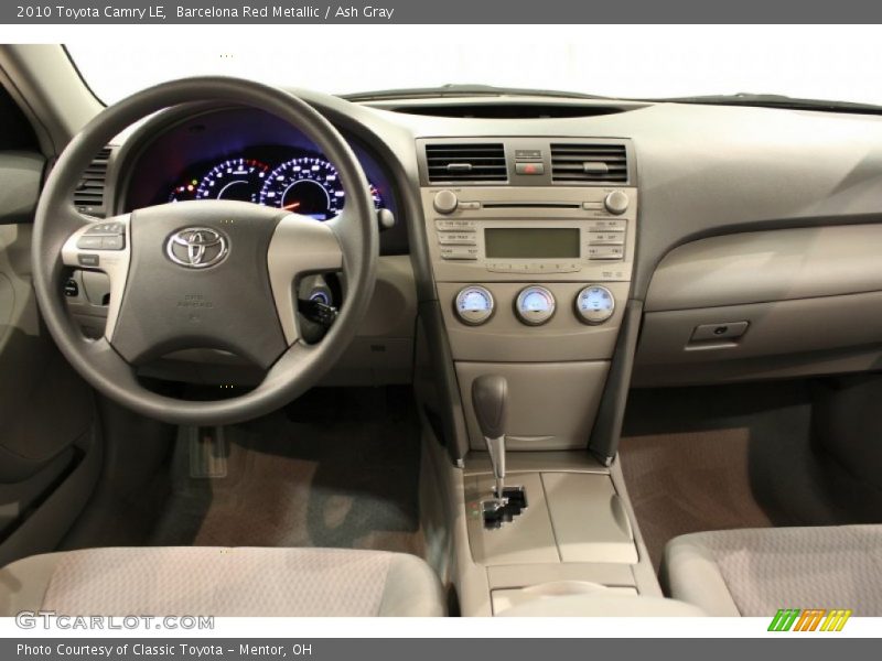 Barcelona Red Metallic / Ash Gray 2010 Toyota Camry LE