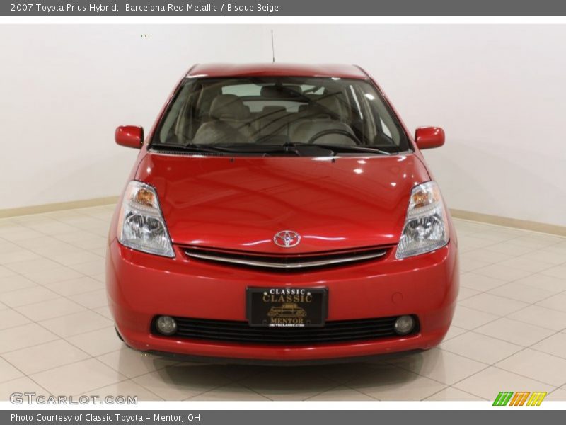 Barcelona Red Metallic / Bisque Beige 2007 Toyota Prius Hybrid