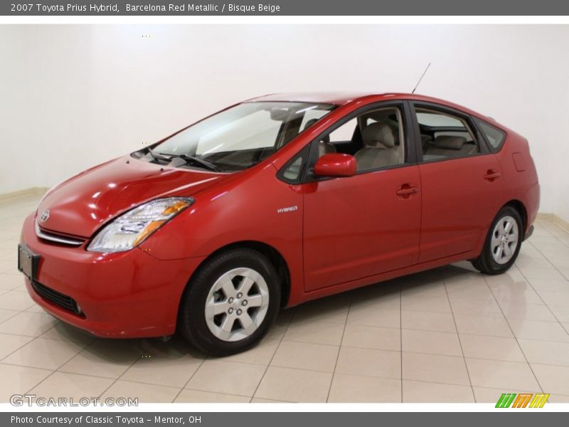 Barcelona Red Metallic / Bisque Beige 2007 Toyota Prius Hybrid
