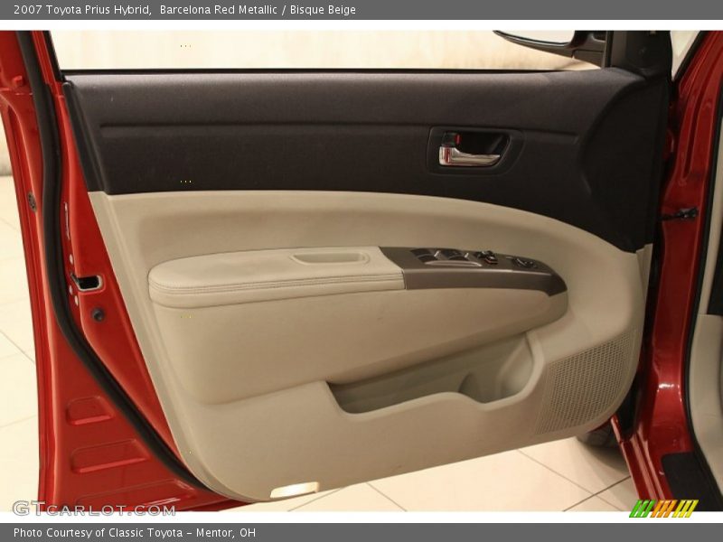 Barcelona Red Metallic / Bisque Beige 2007 Toyota Prius Hybrid
