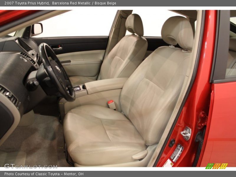 Barcelona Red Metallic / Bisque Beige 2007 Toyota Prius Hybrid