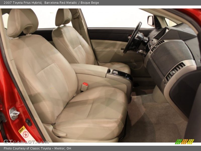 Barcelona Red Metallic / Bisque Beige 2007 Toyota Prius Hybrid