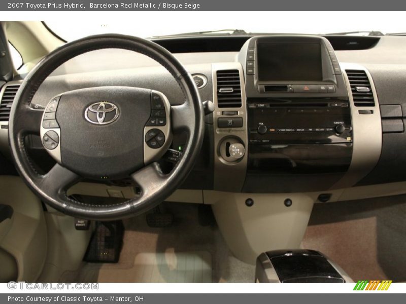 Barcelona Red Metallic / Bisque Beige 2007 Toyota Prius Hybrid