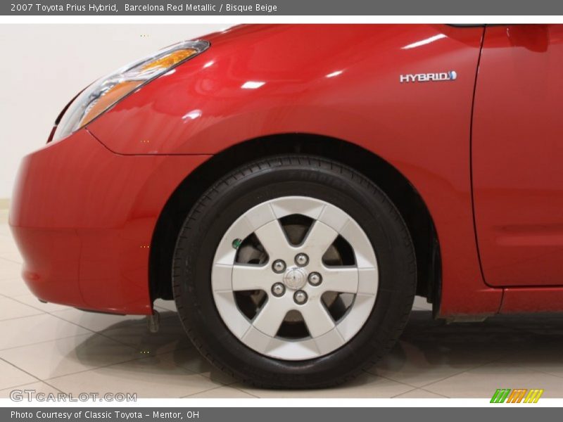 Barcelona Red Metallic / Bisque Beige 2007 Toyota Prius Hybrid