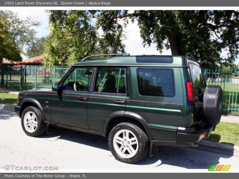 Epsom Green / Alpaca Beige 2003 Land Rover Discovery SE