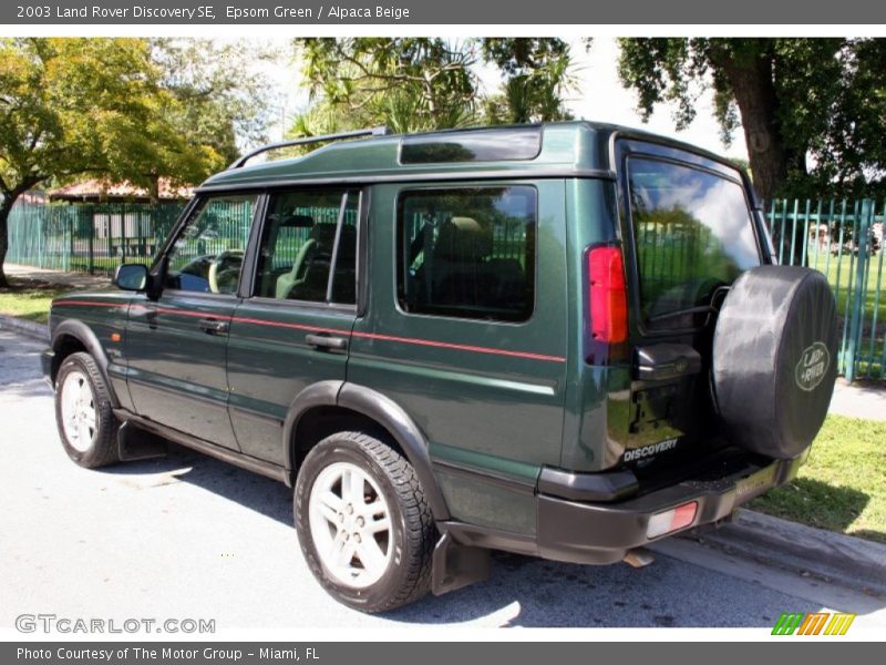 Epsom Green / Alpaca Beige 2003 Land Rover Discovery SE