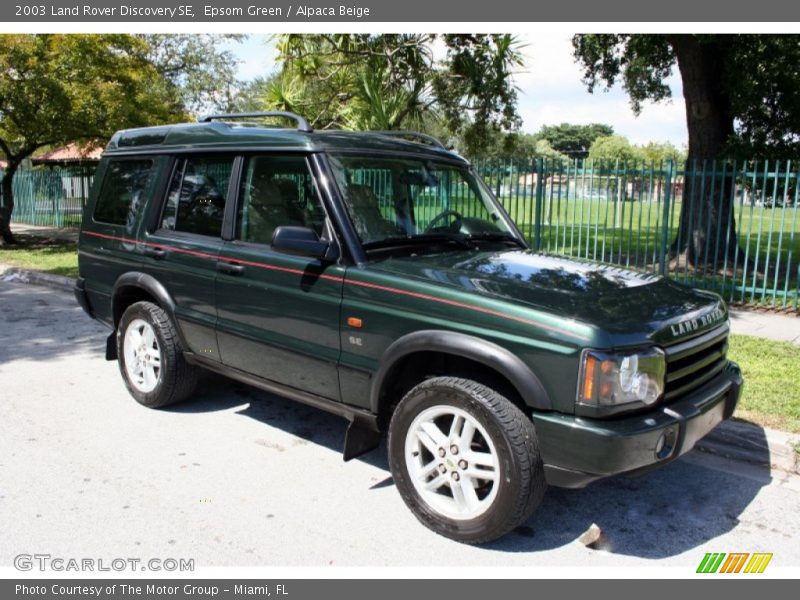 Epsom Green / Alpaca Beige 2003 Land Rover Discovery SE