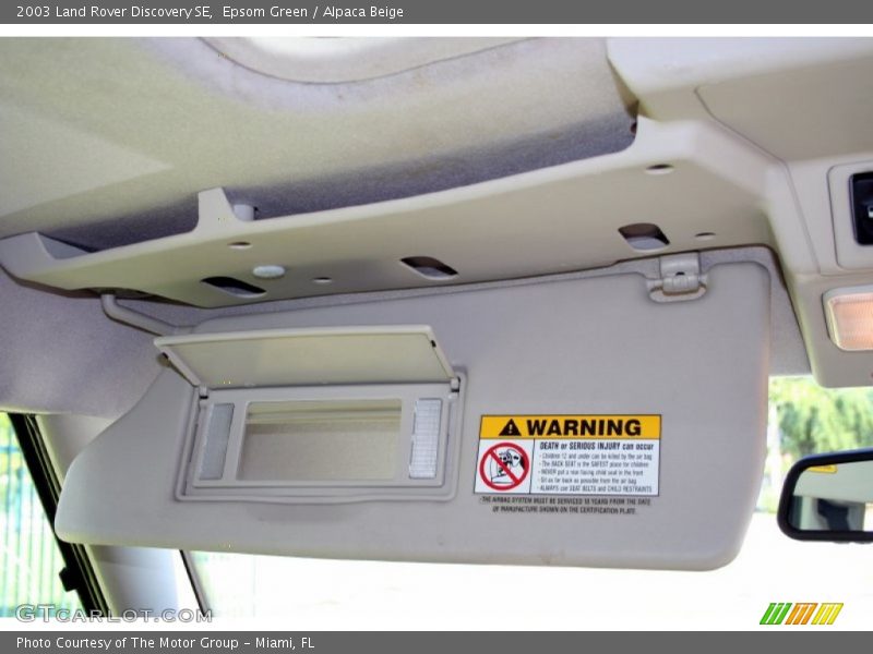 Epsom Green / Alpaca Beige 2003 Land Rover Discovery SE