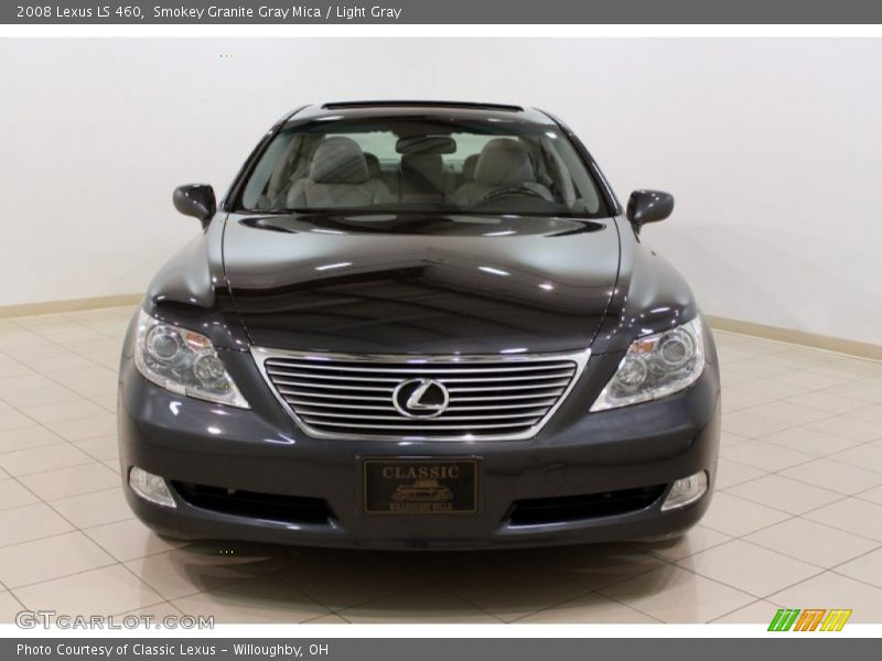 Smokey Granite Gray Mica / Light Gray 2008 Lexus LS 460
