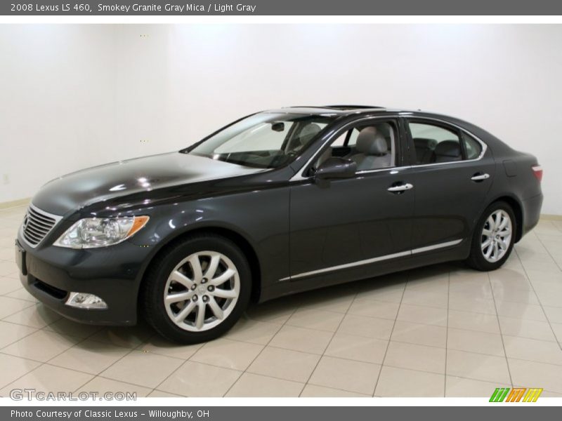 Smokey Granite Gray Mica / Light Gray 2008 Lexus LS 460