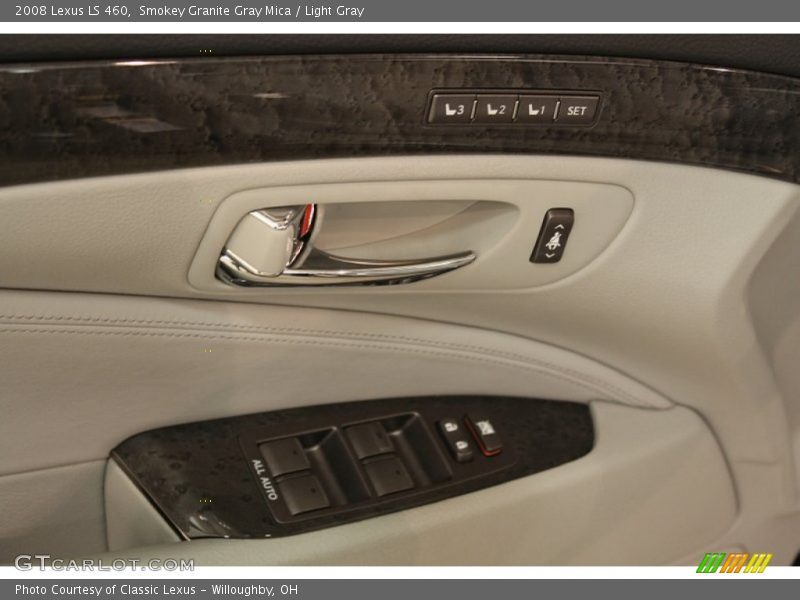 Smokey Granite Gray Mica / Light Gray 2008 Lexus LS 460