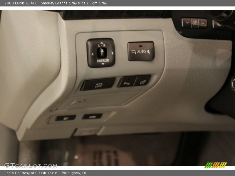 Smokey Granite Gray Mica / Light Gray 2008 Lexus LS 460