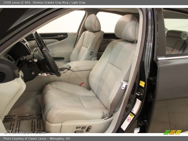 Smokey Granite Gray Mica / Light Gray 2008 Lexus LS 460