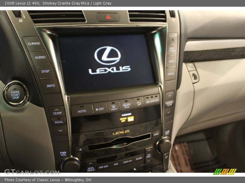 Smokey Granite Gray Mica / Light Gray 2008 Lexus LS 460