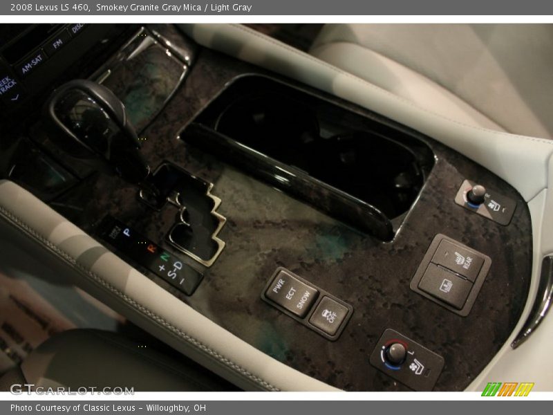 Smokey Granite Gray Mica / Light Gray 2008 Lexus LS 460