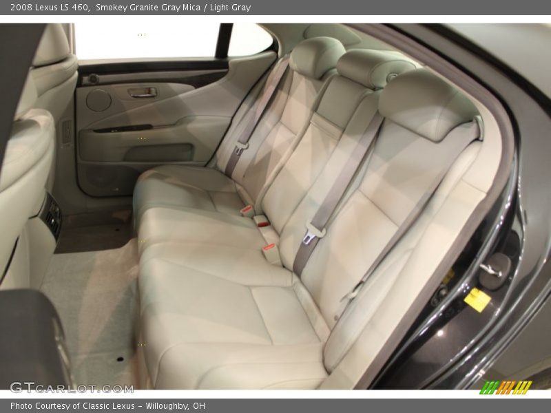 Smokey Granite Gray Mica / Light Gray 2008 Lexus LS 460