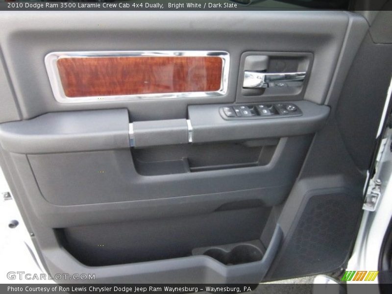 Bright White / Dark Slate 2010 Dodge Ram 3500 Laramie Crew Cab 4x4 Dually