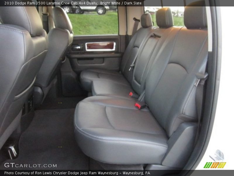 Bright White / Dark Slate 2010 Dodge Ram 3500 Laramie Crew Cab 4x4 Dually