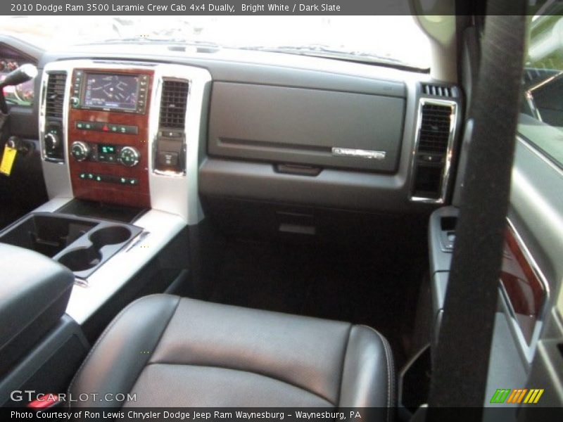 Bright White / Dark Slate 2010 Dodge Ram 3500 Laramie Crew Cab 4x4 Dually