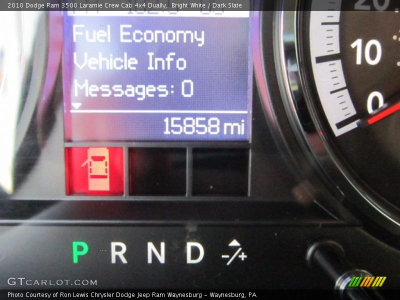 Bright White / Dark Slate 2010 Dodge Ram 3500 Laramie Crew Cab 4x4 Dually