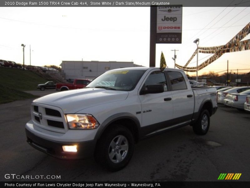 Stone White / Dark Slate/Medium Graystone 2010 Dodge Ram 1500 TRX4 Crew Cab 4x4