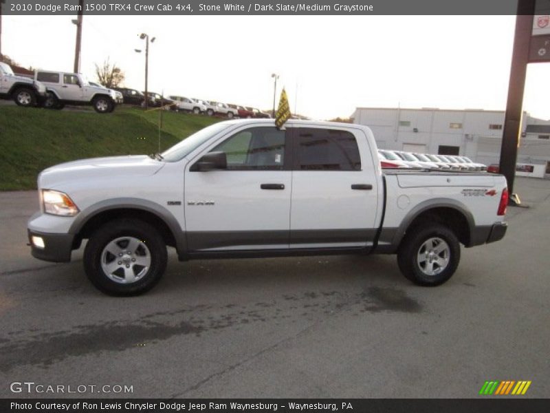 Stone White / Dark Slate/Medium Graystone 2010 Dodge Ram 1500 TRX4 Crew Cab 4x4