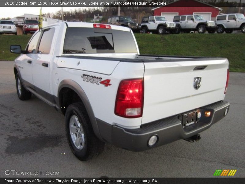 Stone White / Dark Slate/Medium Graystone 2010 Dodge Ram 1500 TRX4 Crew Cab 4x4