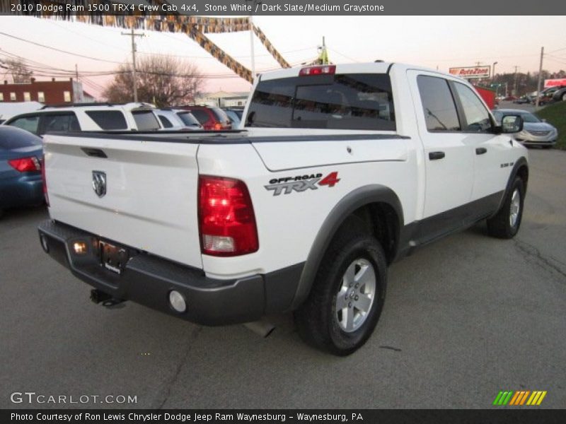Stone White / Dark Slate/Medium Graystone 2010 Dodge Ram 1500 TRX4 Crew Cab 4x4