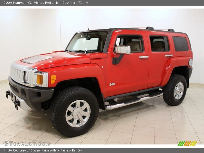 Victory Red / Light Cashmere/Ebony 2009 Hummer H3