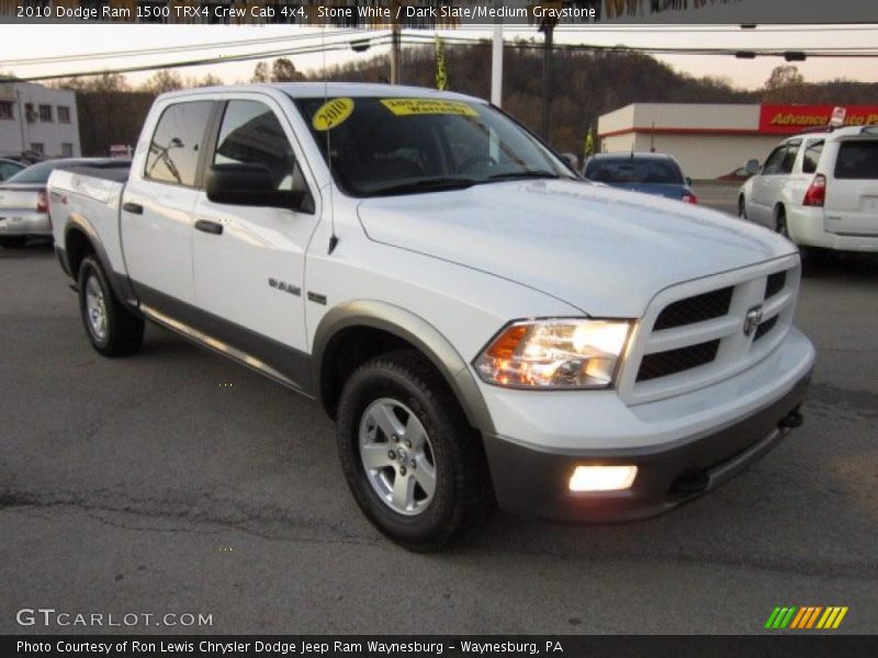 Stone White / Dark Slate/Medium Graystone 2010 Dodge Ram 1500 TRX4 Crew Cab 4x4