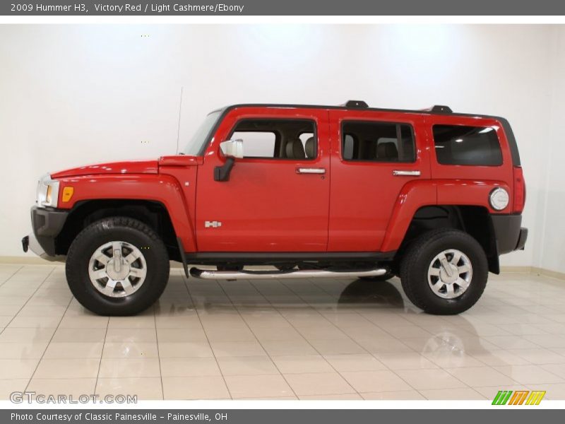 Victory Red / Light Cashmere/Ebony 2009 Hummer H3