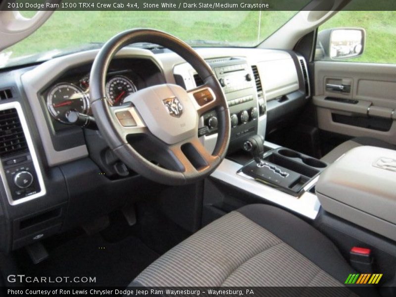 Stone White / Dark Slate/Medium Graystone 2010 Dodge Ram 1500 TRX4 Crew Cab 4x4