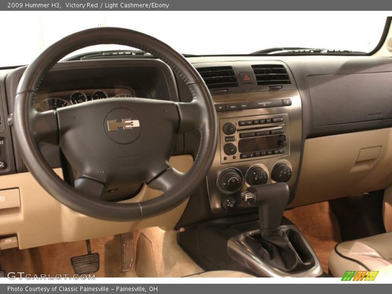Victory Red / Light Cashmere/Ebony 2009 Hummer H3