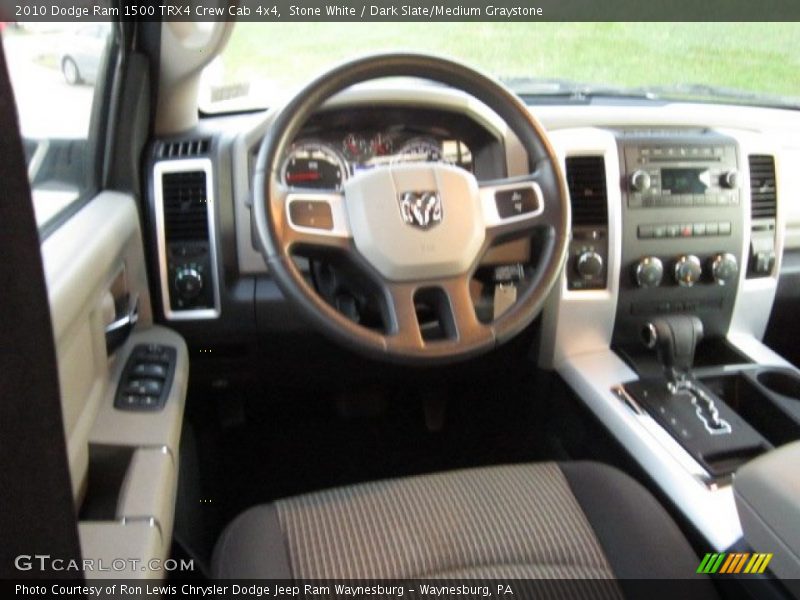 Stone White / Dark Slate/Medium Graystone 2010 Dodge Ram 1500 TRX4 Crew Cab 4x4