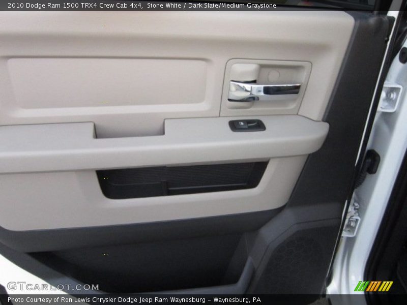 Stone White / Dark Slate/Medium Graystone 2010 Dodge Ram 1500 TRX4 Crew Cab 4x4