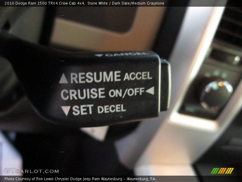 Stone White / Dark Slate/Medium Graystone 2010 Dodge Ram 1500 TRX4 Crew Cab 4x4