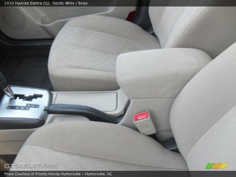 Nordic White / Beige 2010 Hyundai Elantra GLS