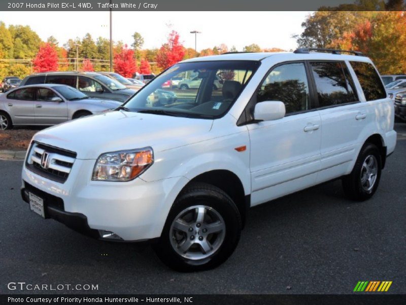 Taffeta White / Gray 2007 Honda Pilot EX-L 4WD