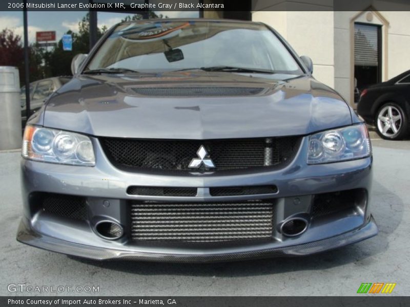 Graphite Gray / Black Alcantara 2006 Mitsubishi Lancer Evolution IX MR