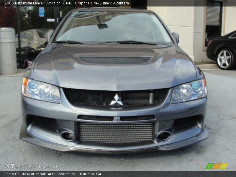 Graphite Gray / Black Alcantara 2006 Mitsubishi Lancer Evolution IX MR