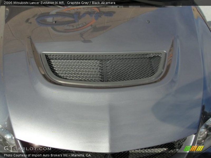 Graphite Gray / Black Alcantara 2006 Mitsubishi Lancer Evolution IX MR