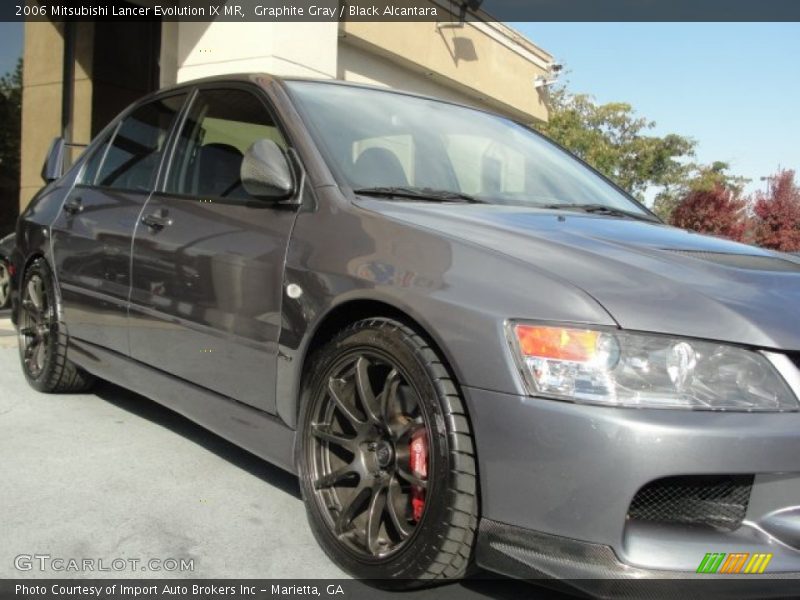 Graphite Gray / Black Alcantara 2006 Mitsubishi Lancer Evolution IX MR